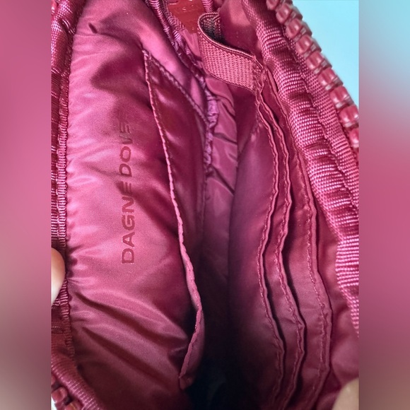 Dagne Dover x Sephora Neoprene Crossbody Bag – Burgundy / Deep Red - Picture 6 of 7